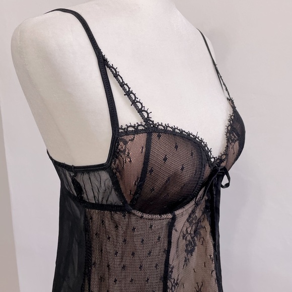 Lace BabyDoll Chemise - Picture 4 of 8